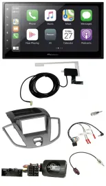 Pioneer USB Lenkrad 2DIN Bluetooth DAB Autoradio für Ford Transit V363 2014-2018