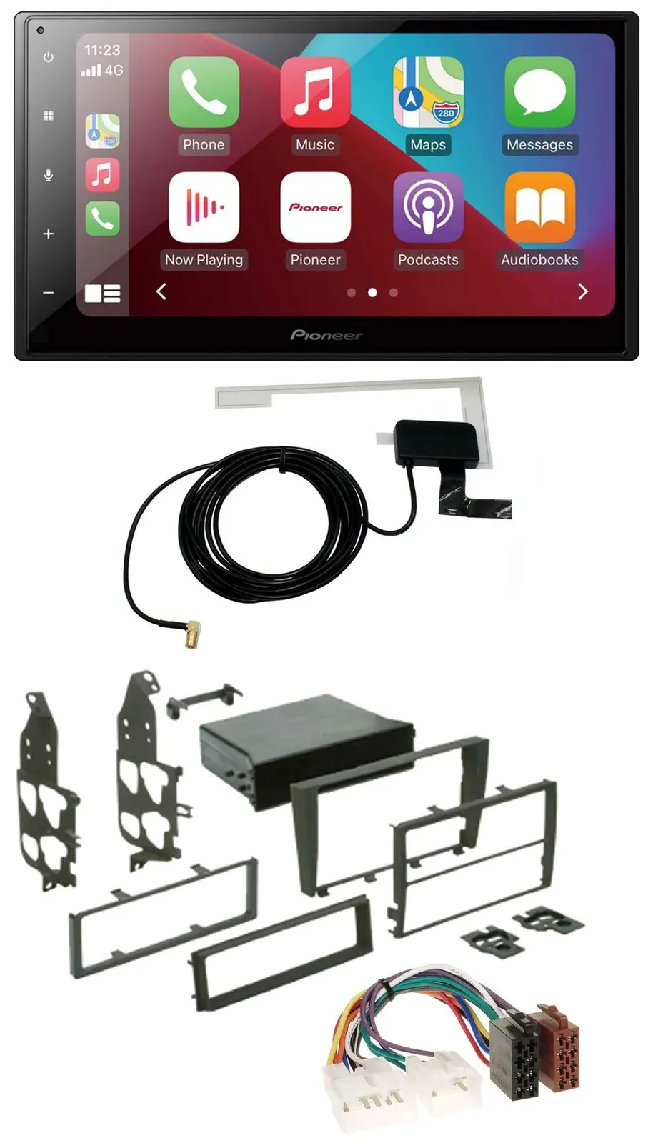 Автомагнитола для Lexus IS 300 (2001–2005) Pioneer 2DIN, USB, Bluetooth, DAB, MP3
