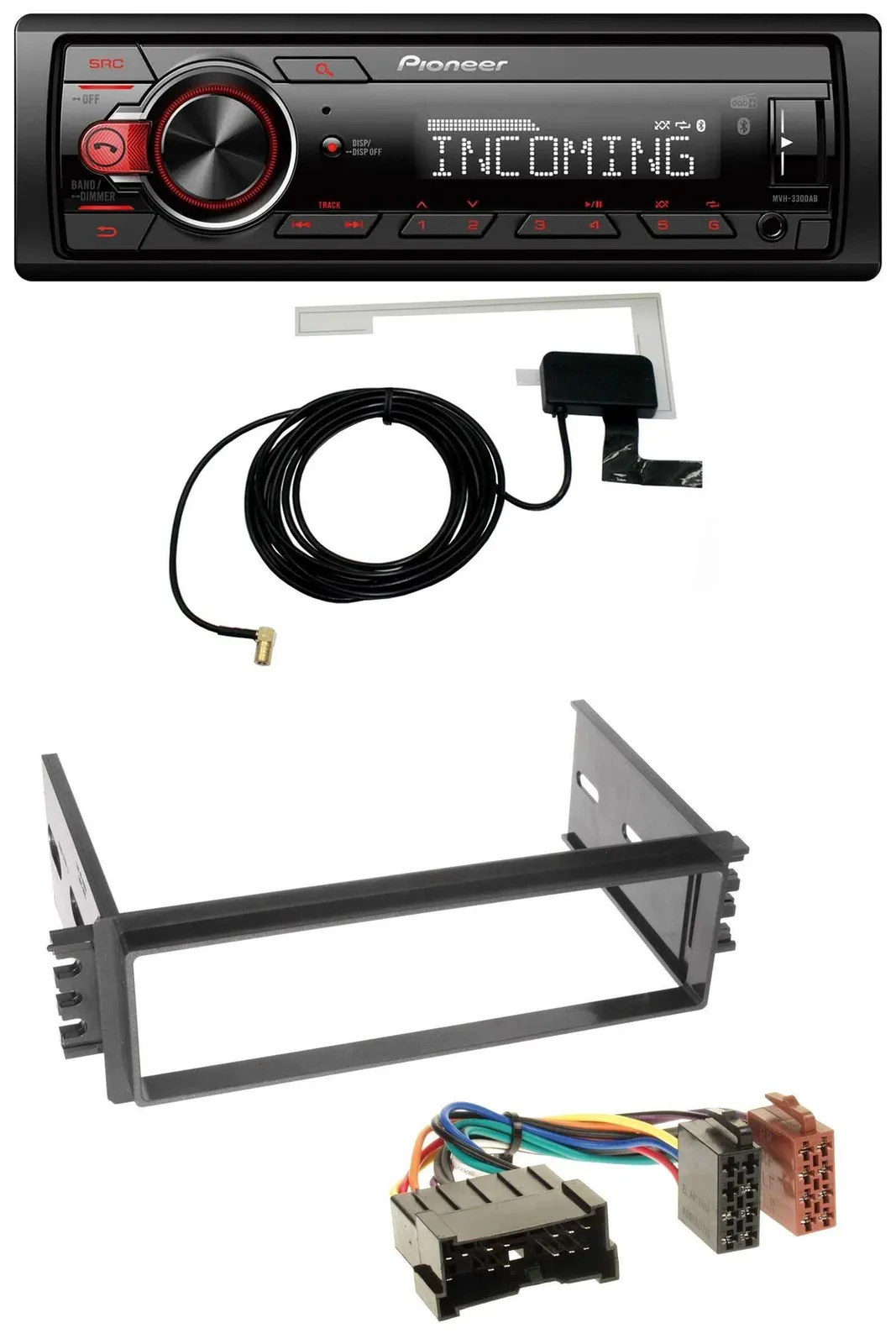 Pioneer MP3 AUX CD DAB USB Autoradio für Hyundai Accent (2002-2005)