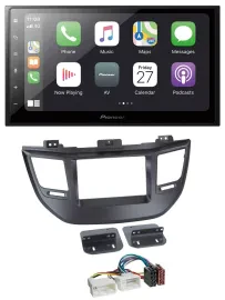 Pioneer MP3 Bluetooth DAB 2DIN USB Autoradio für Hyundai Tucson ab 15 schwarz