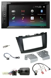Pioneer Bluetooth Lenkrad USB 2DIN DAB DVD Autoradio für Suzuki Swift ab 2011