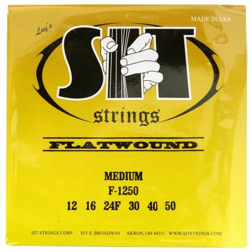 Струны для электрогитары SIT Strings F1250 Flatwound 12-50