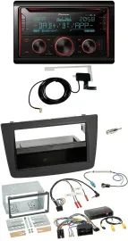 Автомагнитола Pioneer 2-DIN DAB USB CD Bluetooth для Alfa Romeo Mito (2014–2018)