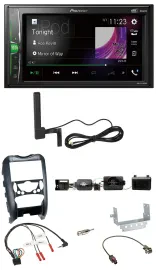 Pioneer MP3 DAB Lenkrad 2DIN Bluetooth Autoradio für Mini Cooper 06-14 Parksenso
