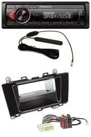 Pioneer MP3 DAB 1DIN AUX USB Autoradio für Subaru Outback (ab 2015)