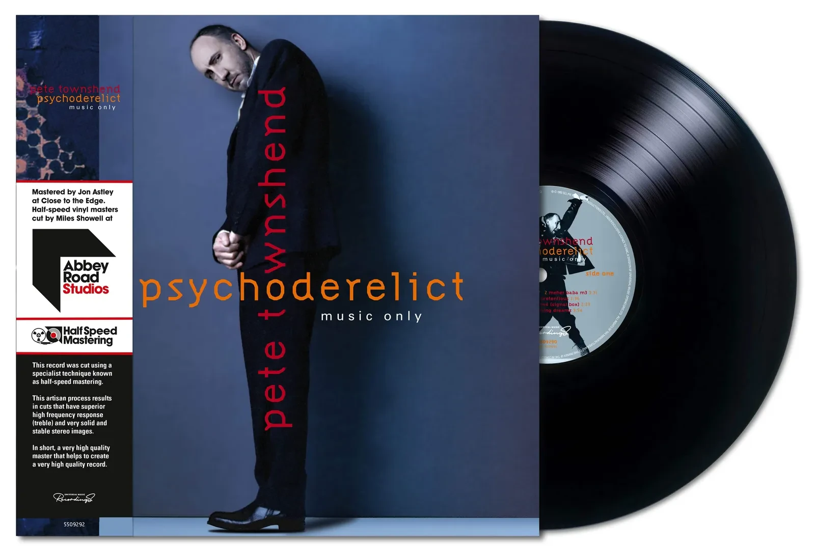 Pete Townshend - Psychoderelict (Music Only) NEW Vinyl