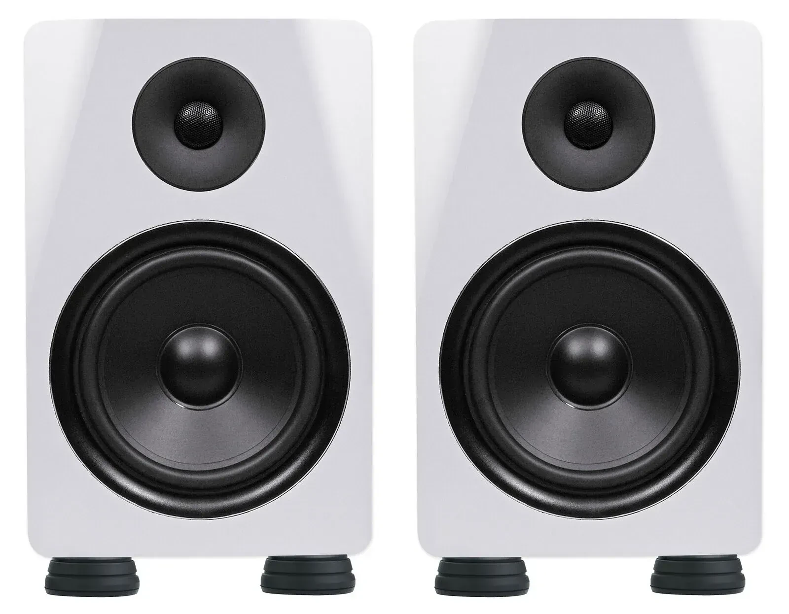 Активный студийный монитор Rockville DPM8W White с аксессуарами (пара)