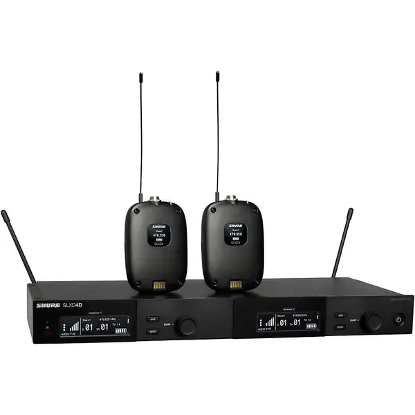 Микрофонная радиосистема Shure SLXD14D Dual Combo Wireless Microphone System Band H55