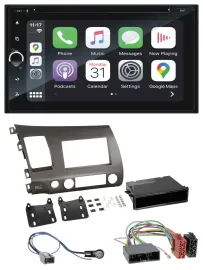 Blaupunkt 2DIN Bluetooth DAB USB DVD MP3 Autoradio für Honda Civic Hybrid FD3 06