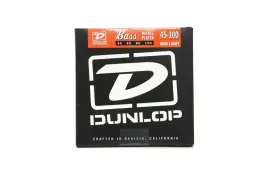 Струны для бас-гитары Dunlop DBN Nickel Plated Steel Med Light 45-100