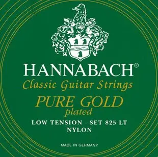 Струны для классической гитары Hannabach 825LT Green Pure Gold