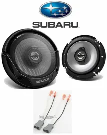 Kenwood Rear Door 6.5" Car Speaker Replacement Kit For 2002-2005 Subaru WRX