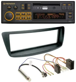Pioneer DAB MP3 USB Bluetooth Autoradio für Peugeot 107 Citroen C1 Phantomeinspe