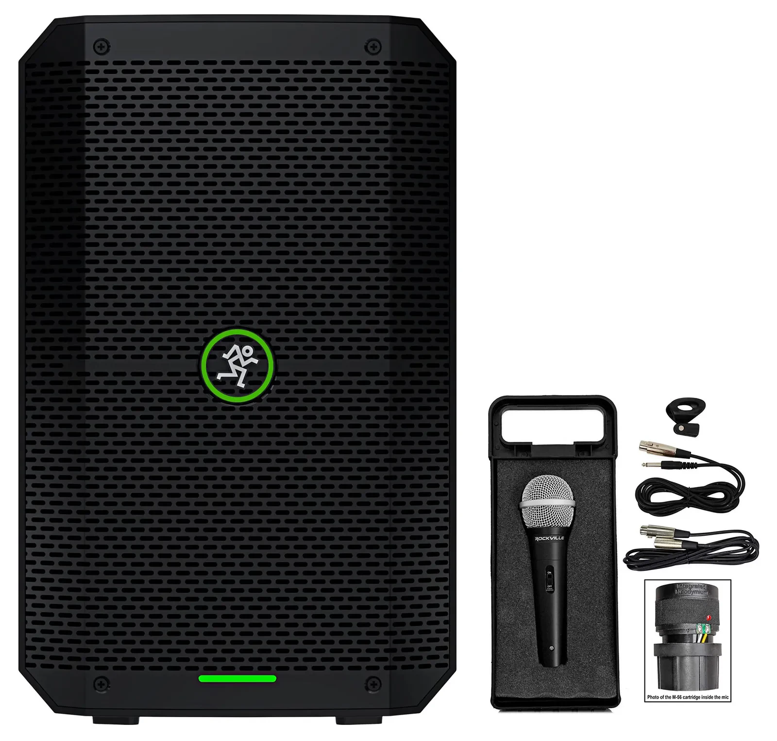 Портативная акустическая система Mackie Thump GO Black с микрофоном