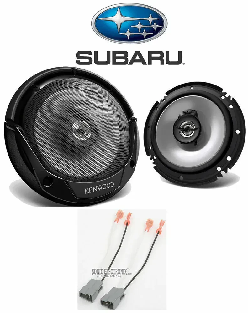 Автомобильные динамики для Subaru WRX 2002–2005 Kenwood KFC-1666S 6.5" (набор, задние двери)