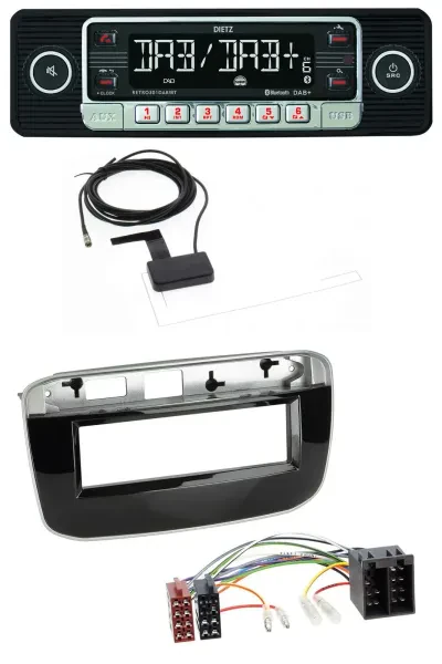 Dietz DAB Bluetooth USB MP3 Autoradio für Fiat Punto Punto Evo (ab 2011)