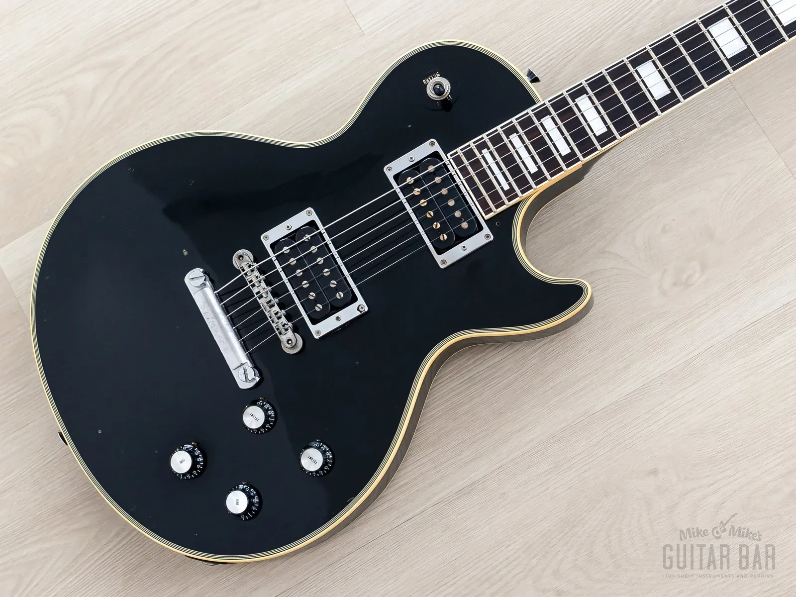 1980s Burny John Sykes LC-70JS Black Beauty Custom w/ Mono Case, Fernandes Japan