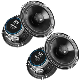 (2 Pairs) NVX VSP60 400W RMS 6" V-Series 2-Way Coaxial Car Speakers