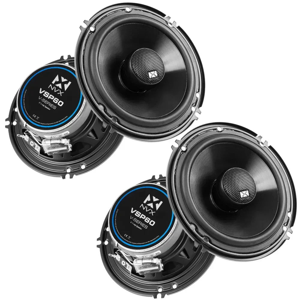 Автомобильные динамики NVX VSP60 V-Series 6" 2‑полосные коаксиальные 400W RMS (набор, 2 пары)