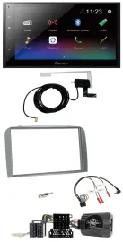 Pioneer DAB Lenkrad Bluetooth 2DIN USB Autoradio für Alfa Romeo 147 GT 2007-2010