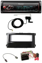 Автомагнитола для Ford Mondeo/S-Max (2007–2014) Pioneer Bluetooth DAB USB MP3 глянцевый черный