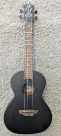 Luna Model UKE VMT BKS Tenor Acoustic Mahogany Black Satin Finish Ukulele