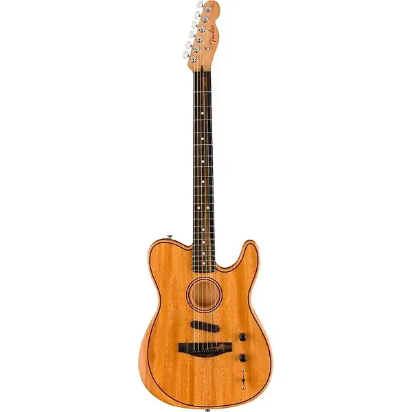 Электроакустическая гитара Fender American Acoustasonic Telecaster All-Mahogany Natural