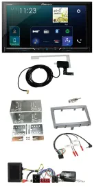 Автомагнитола для Porsche 911/Boxster/Cayman Pioneer 2DIN, DAB, USB, Bluetooth