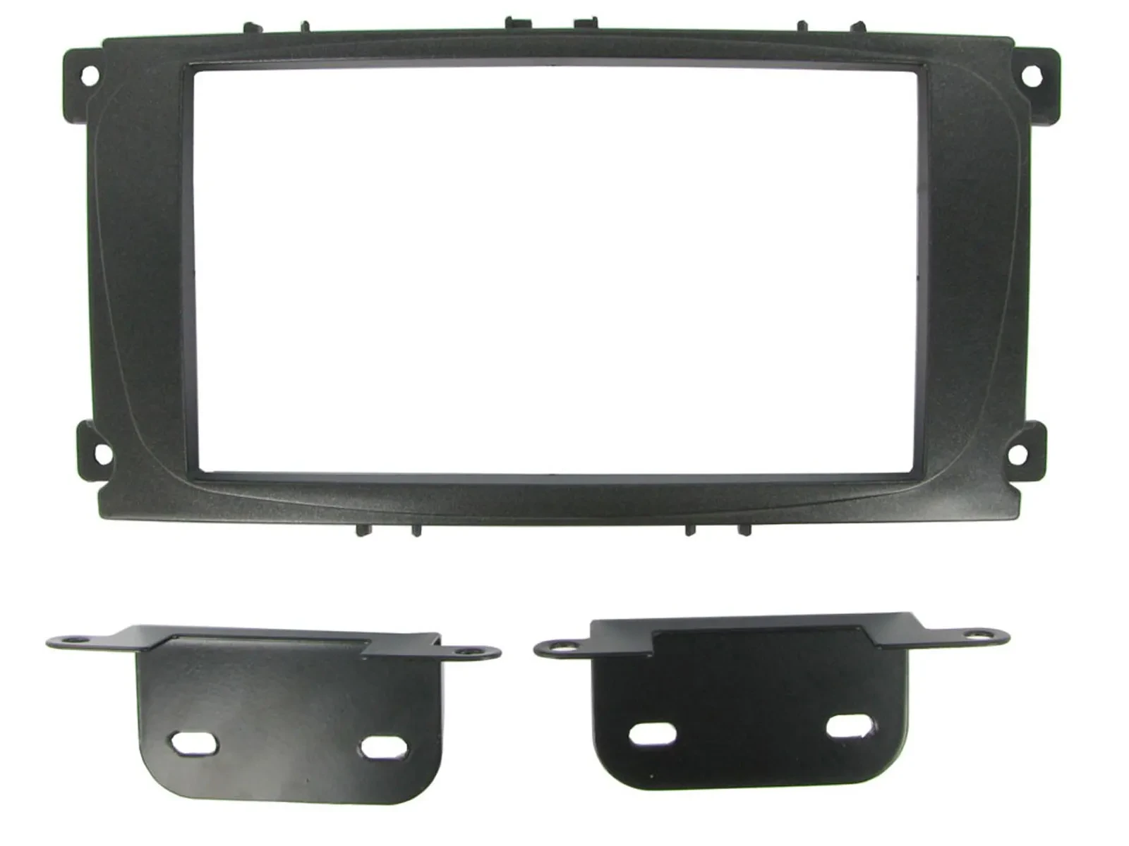 Einbaurahmen Doppel DIN Autoradio für Ford Focus 2007-2011 Mondeo 2007-2014 schw