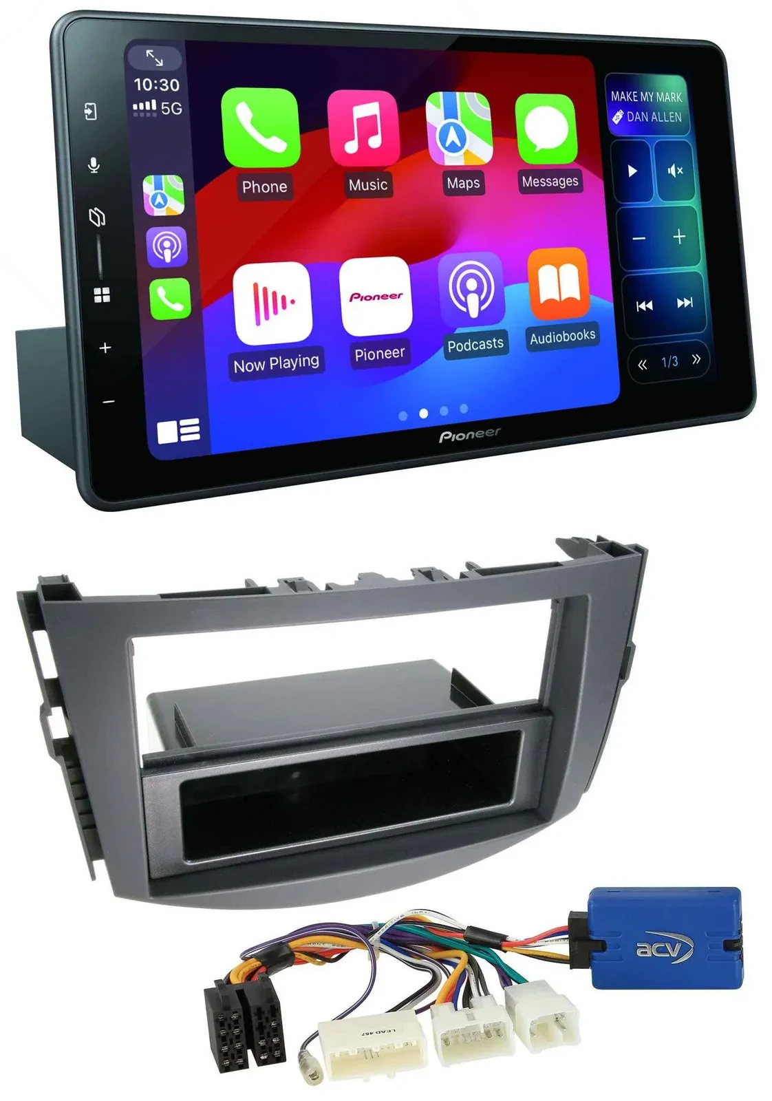 Pioneer Bluetooth DAB MP3 USB Autoradio für Toyota RAV-4 (11-13) - 28 Pin