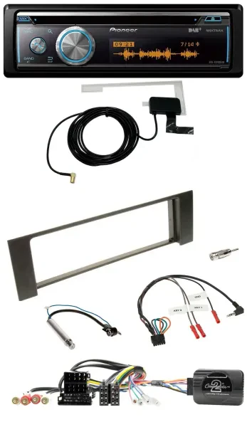 Pioneer Bluetooth DAB Lenkrad USB CD Autoradio für Audi A4 2000-2004 Can-Bus ISO