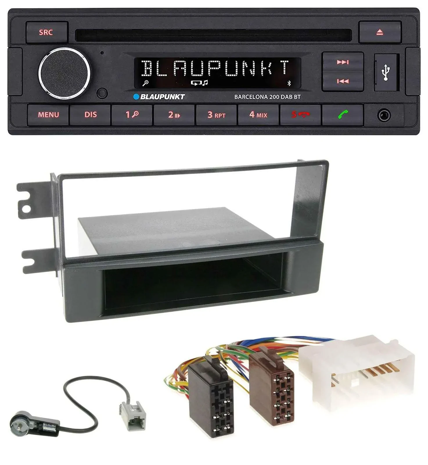 Blaupunkt USB DAB CD Bluetooth MP3 Autoradio für Kia Cerato (ab 2007)