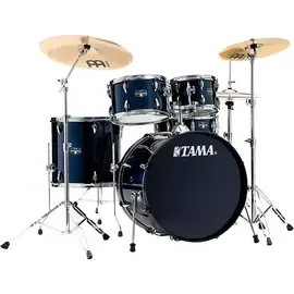 Ударная установка акустическая TAMA Imperialstar 5-Piece Complete Drum Set 22" Bass Meinl HCS Cymbals Dark Blue