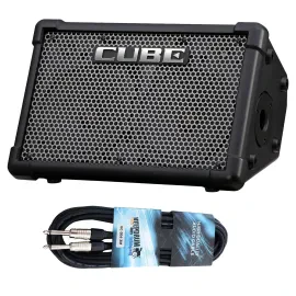Roland Cube Street EX Gitarren-Verstärker Mini-PA mit keepdrum Klinkenkabel