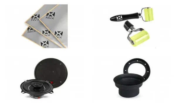 Cerwin Vega XED52 275W 5.25" Car Speaker with NVX Installation Kit