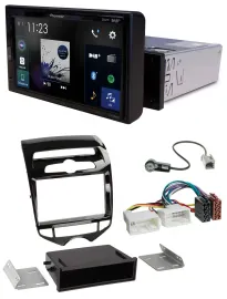 Автомагнитола Pioneer для Hyundai ix20 (с 2010) DAB, MP3, Bluetooth, USB, совместима с автоматическим климат-контролем