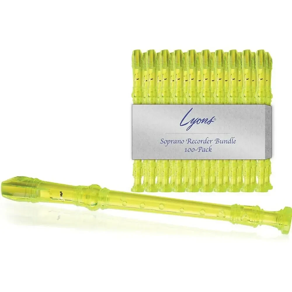 Блокфлейта Lyons Soprano Recorder Transparent Green (100 штук)