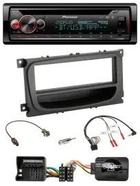 Автомагнитола Pioneer для Ford Mondeo/S-Max 2007–2014, DAB, CD, Bluetooth, USB