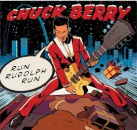 Виниловая пластинка Chuck Berry - Run Rudolph Run [7"] [Green Vinyl] NEW Vinyl