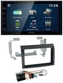 Kenwood 2DIN Bluetooth MP3 USB DAB Autoradio für Citroen Jumper Profi 06-11