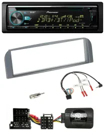 Pioneer DAB Lenkrad CD USB Bluetooth Autoradio für Alfa 147 GT anthrazit