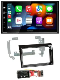 Kenwood DAB USB Bluetooth 2DIN MP3 Autoradio für Fiat Ducato Peugeot Boxer Citro