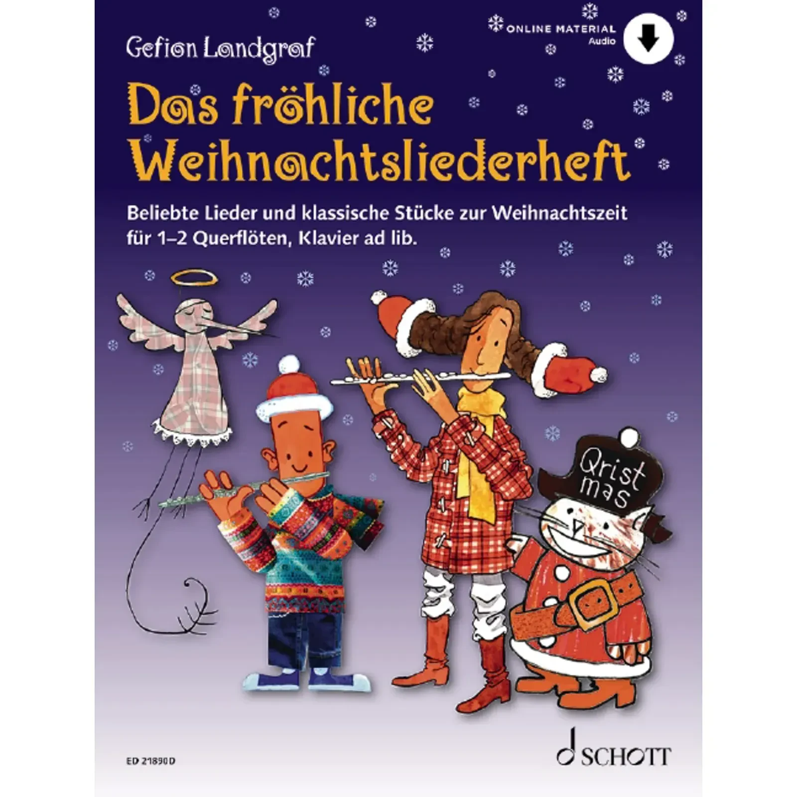 Сборник песен Schott Music Das Fröhliche Weihnachtsliederheft