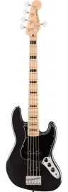 Fender Squier Affinity Series™ Active Jazz Bass® V Bass Guitar,  Black Metall