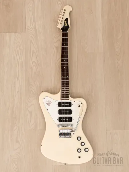 Электрогитара Gibson Firebird III Non-Reverse SSS Polaris White w/case USA 1966