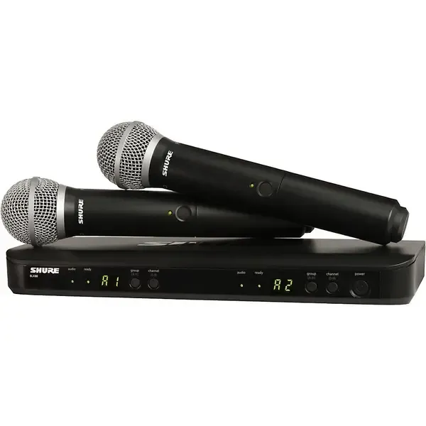 Микрофонная радиосистема Shure BLX288/PG58 Dual-Channel Wireless System W/2 PG58 Handheld Transmitter H11