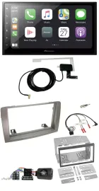 Автомагнитола Pioneer 2DIN Bluetooth DAB USB для Lancia Musa 2004–2012 с поддержкой управления с руля