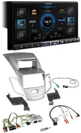 Alpine DAB 2DIN USB Bluetooth Lenkrad Autoradio für Ford Fiesta 2010-17 Display