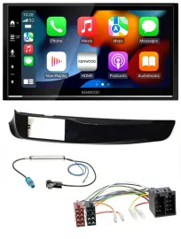 Kenwood DAB USB Bluetooth 2DIN MP3 Autoradio für Alfa Giulietta schwarz glänzend