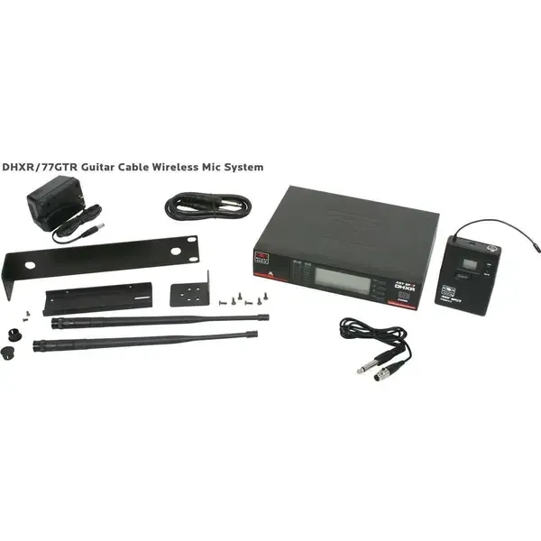 Инструментальная радиосистема Galaxy Audio DHX Guitar System, DHXR Receiver, MBP77 Transmitter, 518-542MHz